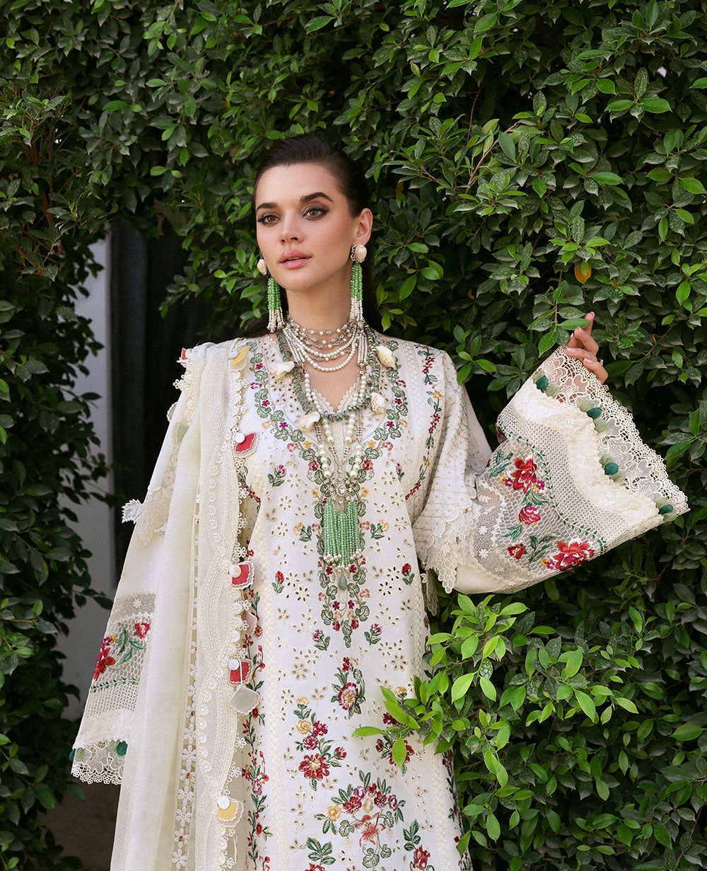Republic Womenswear | Kalani Eid Luxury Lawn 25 | D7-A - Mira - House Of Hania