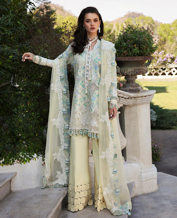 Republic Womenswear | Kalani Eid Luxury Lawn 25 | D8-A - Zuri - House Of Hania