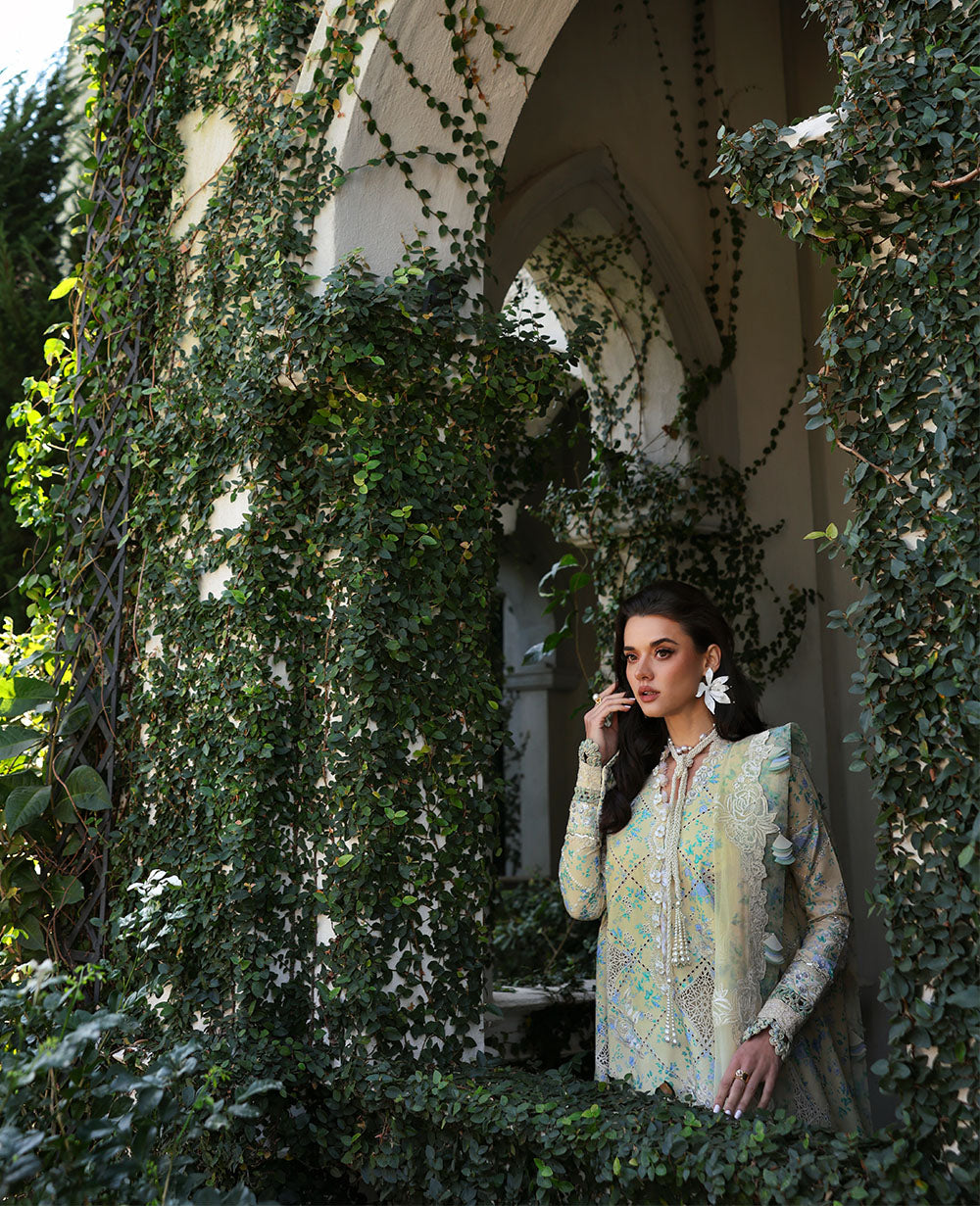 Republic Womenswear | Kalani Eid Luxury Lawn 25 | D8-A - Zuri - House Of Hania