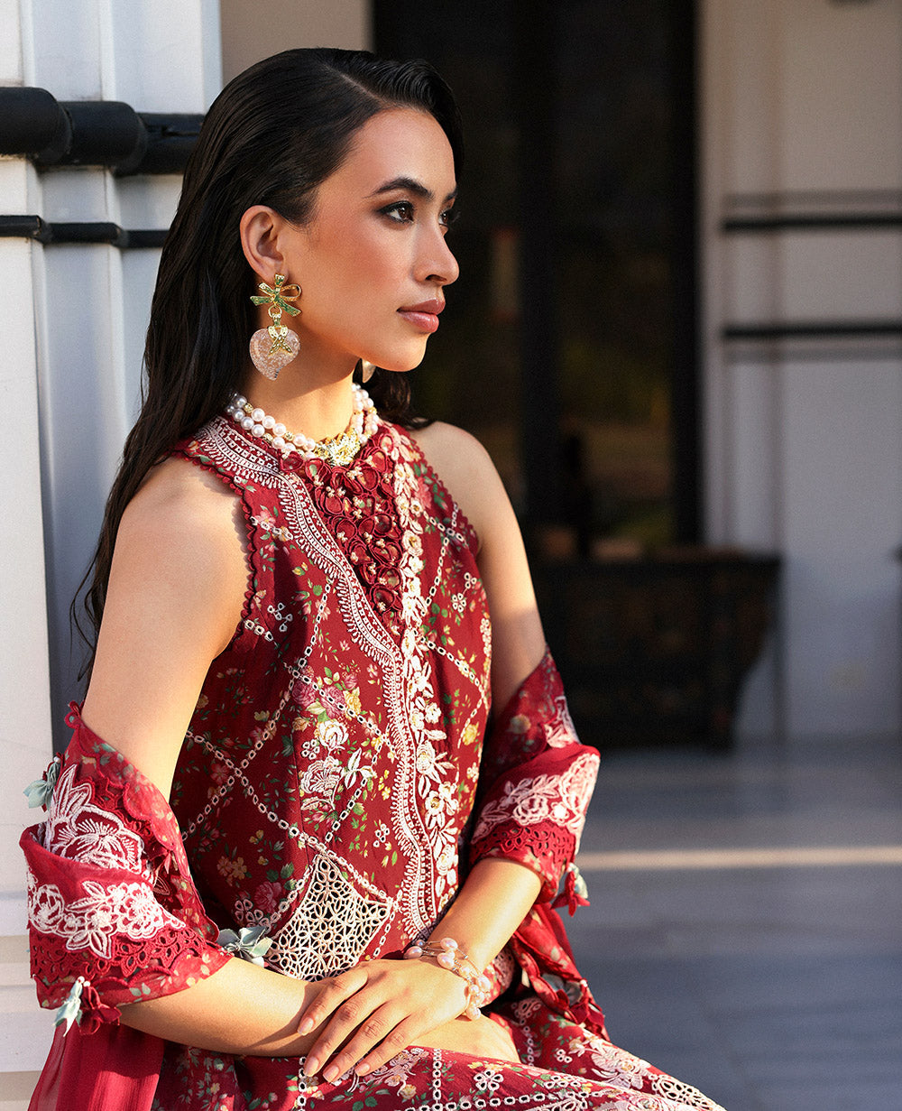 Republic Womenswear | Kalani Eid Luxury Lawn 25 | D8-B - Lyanna - House Of Hania