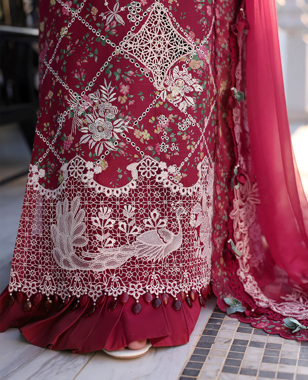 Republic Womenswear | Kalani Eid Luxury Lawn 25 | D8-B - Lyanna - House Of Hania