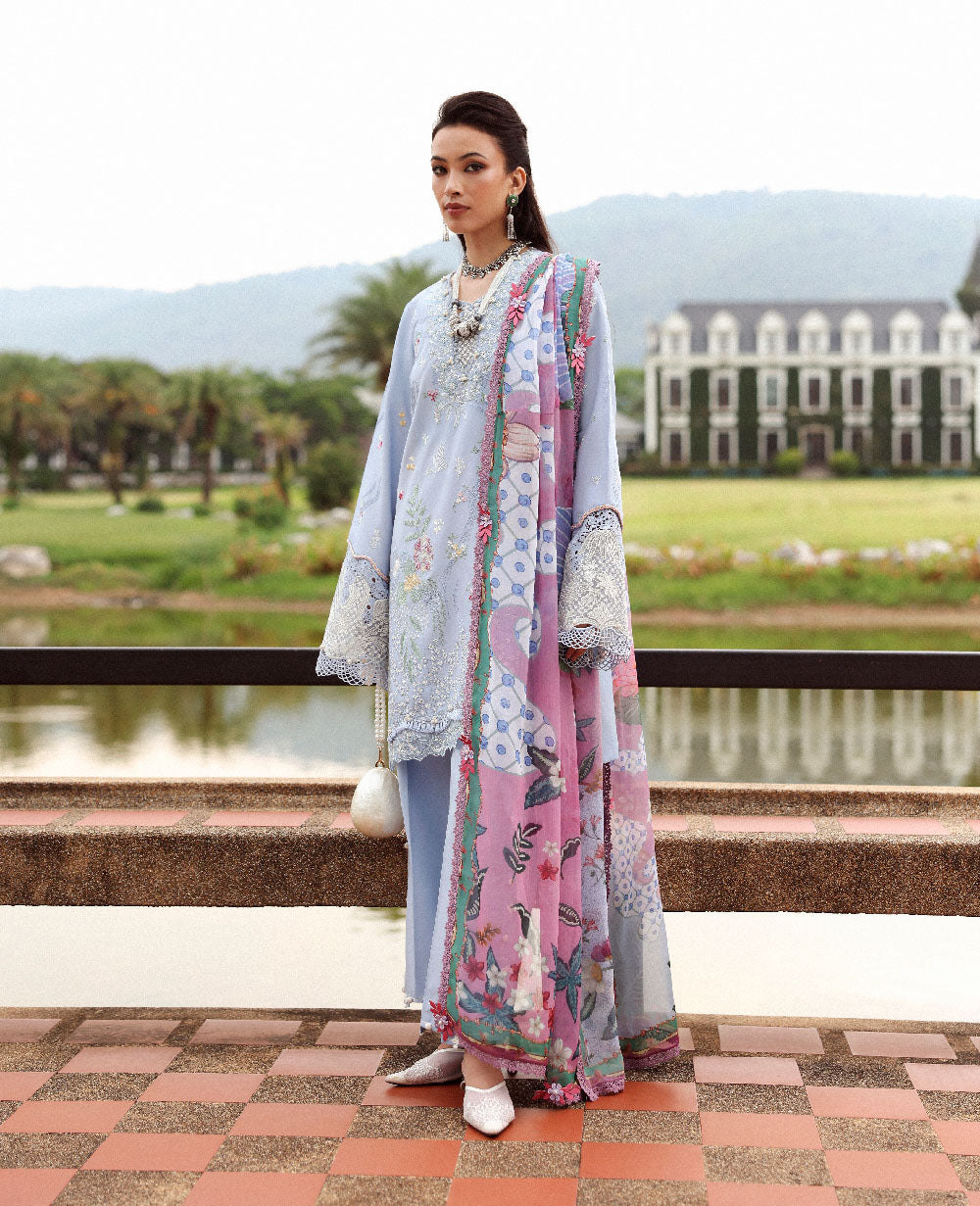 Republic Womenswear | Lilas Lawn 26 | Elowen - House Of Hania