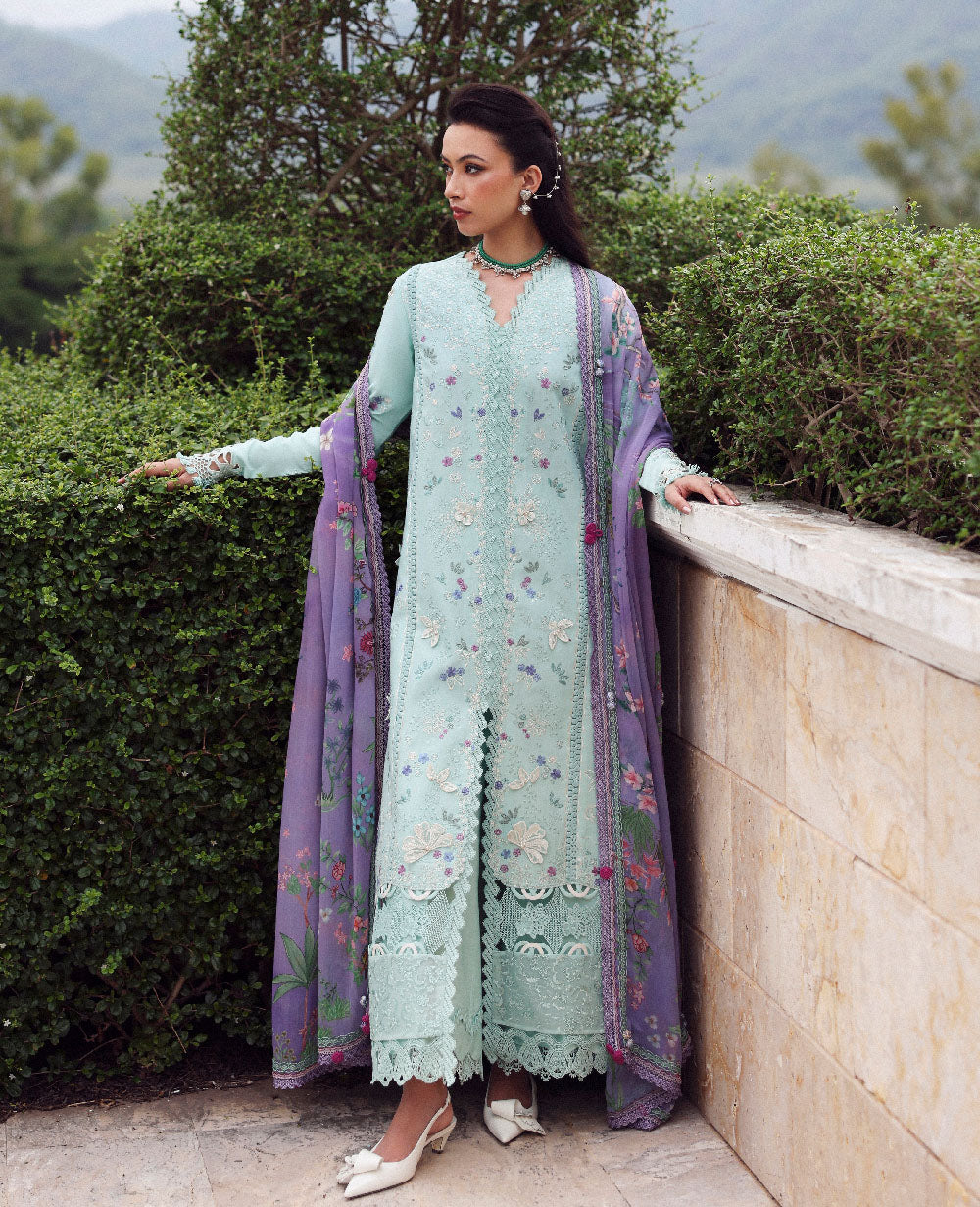 Republic Womenswear | Lilas Lawn 26 | Nerya - House Of Hania