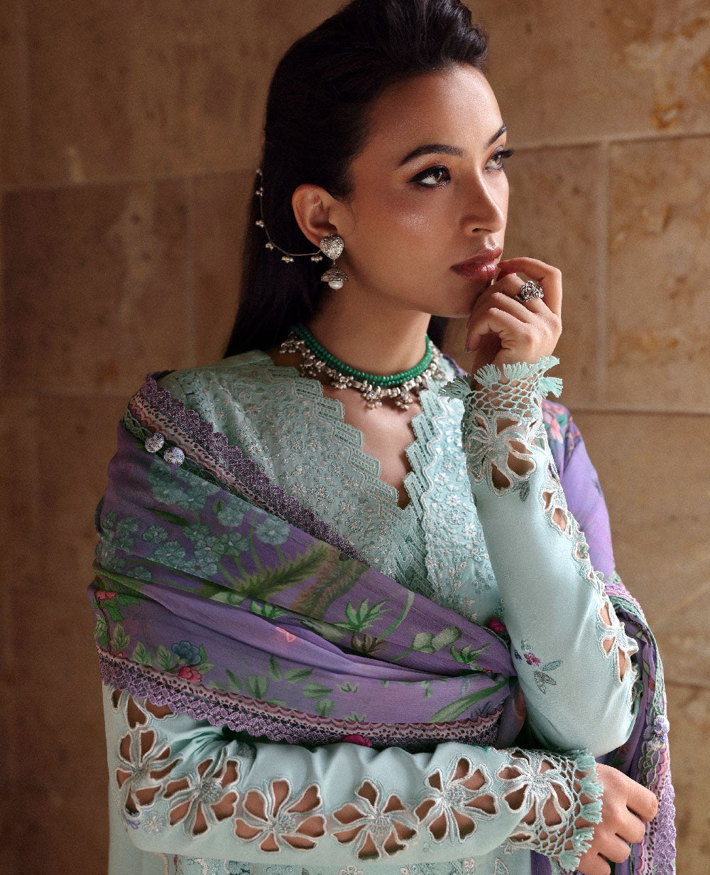 Republic Womenswear | Lilas Lawn 26 | Nerya - House Of Hania