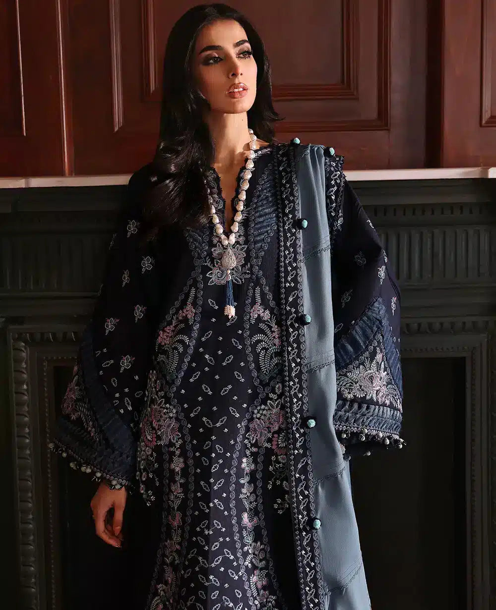 Republic Womenswear | Noemei Luxury Shawl 23 | NWU23-D5-B - House Of Hania