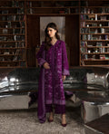 Republic Womenswear | Premium Pret 25 | RPP-06 (Prune de myrtille) - House Of Hania