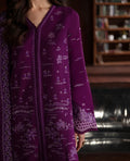 Republic Womenswear | Premium Pret 25 | RPP-06 (Prune de myrtille) - House Of Hania