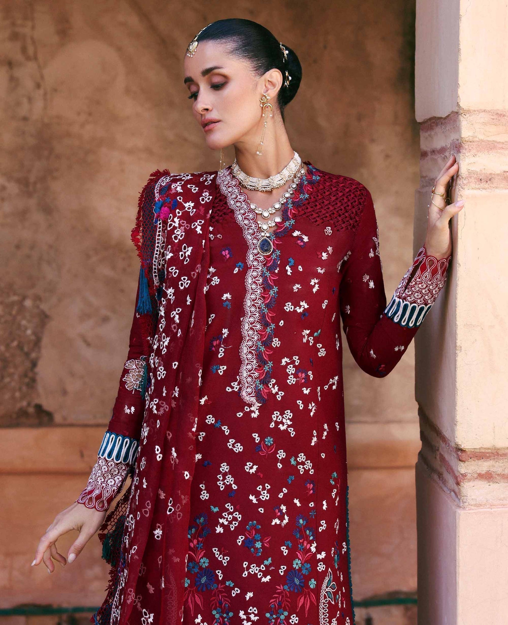 Republic Womenswear | Reine Luxury Lawn 26 | Eden - House Of Hania