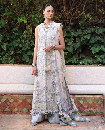 Republic Womenswear | Reine Luxury Lawn 26 | Iris - House Of Hania