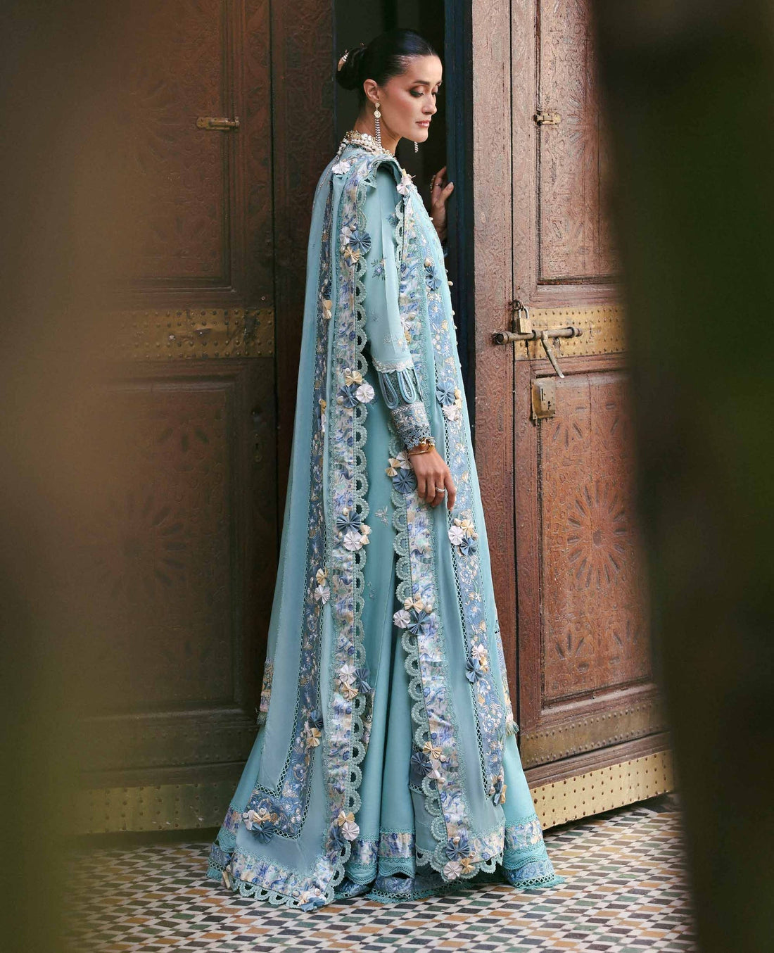 Republic Womenswear | Reine Luxury Lawn 26 | Lilas - House Of Hania