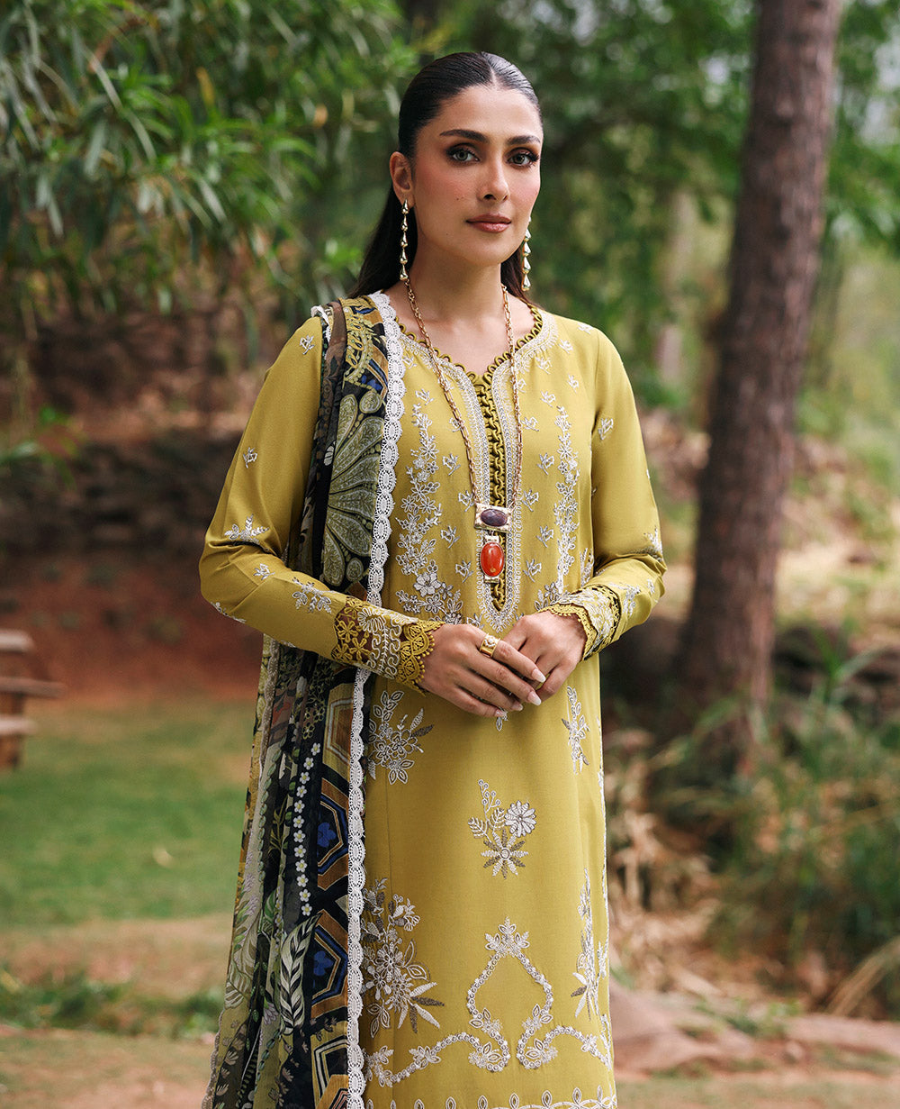 Republic Womenswear | Talia Luxury Lawn 25 | D1-A - Numa - House Of Hania