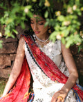 Republic Womenswear | Talia Luxury Lawn 25 | D1-B - Lunara - House Of Hania