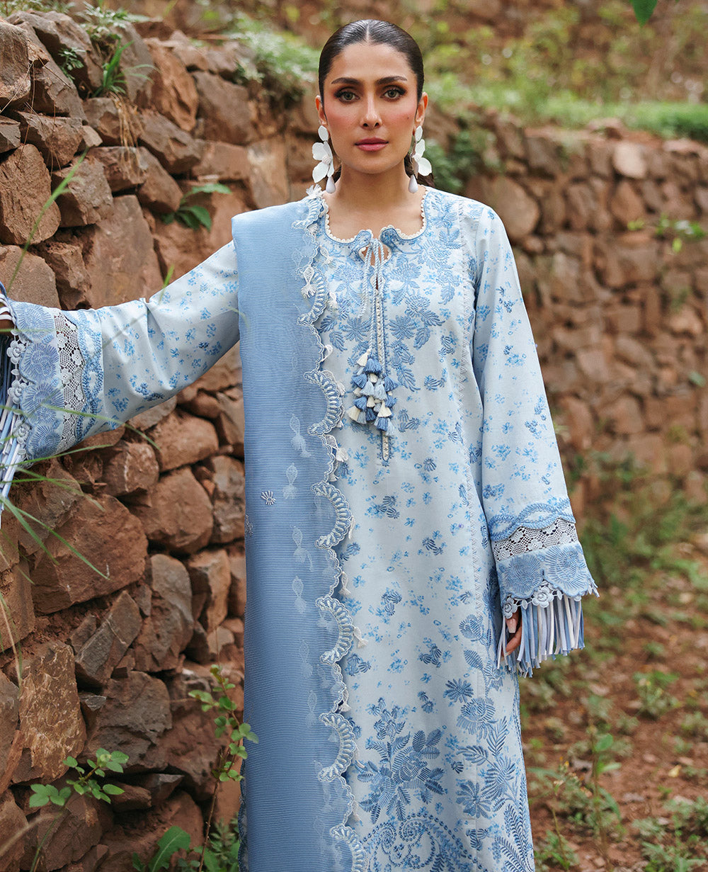 Republic Womenswear | Talia Luxury Lawn 25 | D2-B - Mireya - House Of Hania