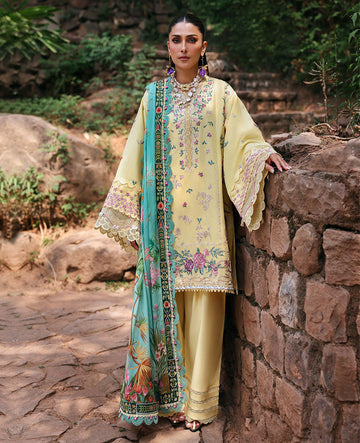 Republic Womenswear | Talia Luxury Lawn 25 | D3-A - Lina - House Of Hania