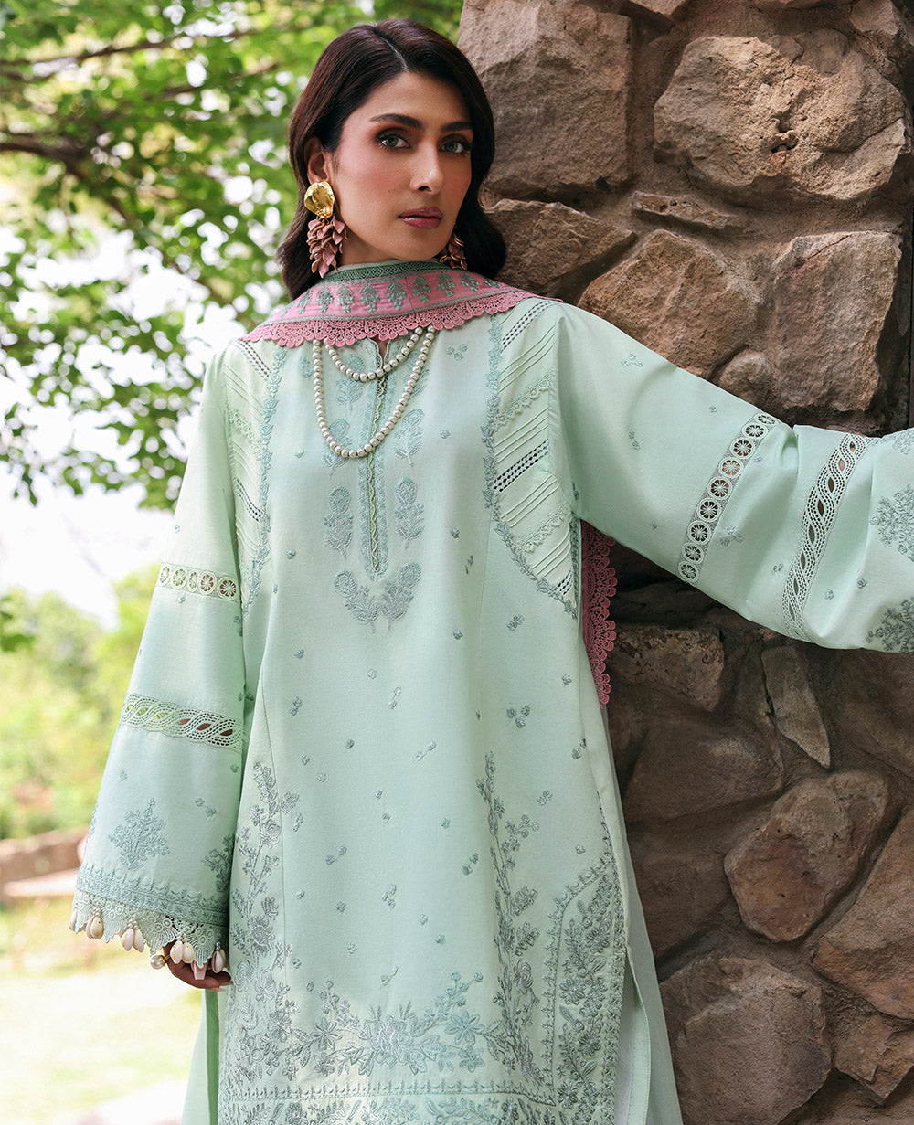 Republic Womenswear | Talia Luxury Lawn 25 | D4-A - Zayli - House Of Hania