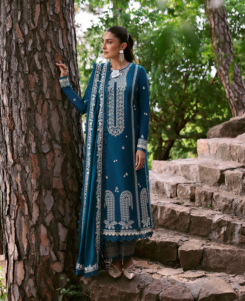 Republic Womenswear | Talia Luxury Lawn 25 | D6-B - Naya - House Of Hania