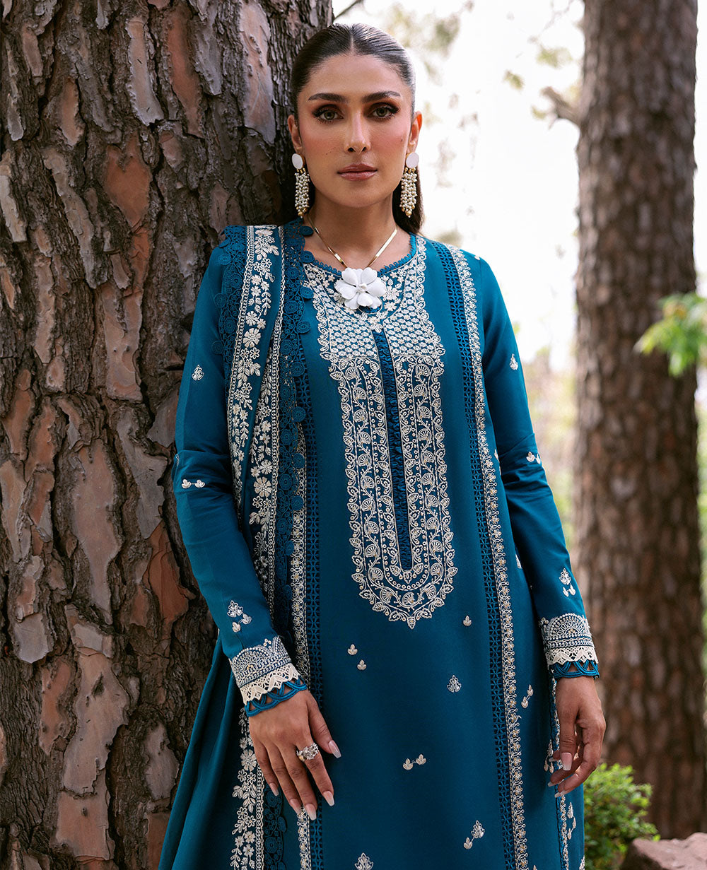Republic Womenswear | Talia Luxury Lawn 25 | D6-B - Naya - House Of Hania