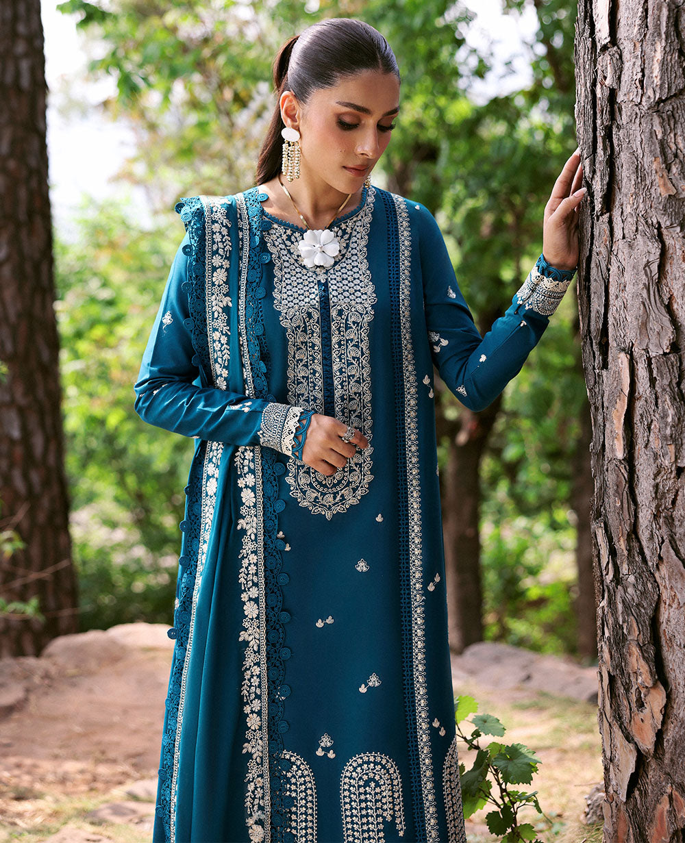 Republic Womenswear | Talia Luxury Lawn 25 | D6-B - Naya - House Of Hania
