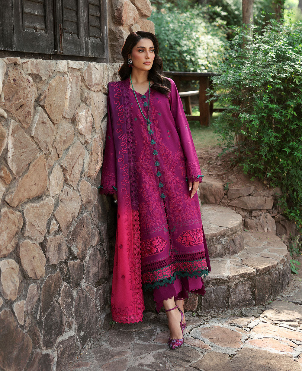 Republic Womenswear | Talia Luxury Lawn 25 | D7-B - Elin - House Of Hania