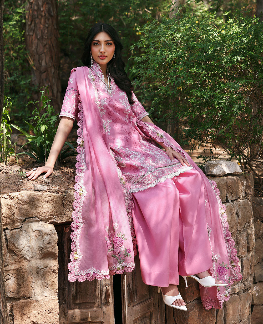 Republic Womenswear | Talia Luxury Lawn 25 | D8-A - Revaa - House Of Hania