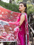 Roheenaz | Dahlia Embroidered Lawn 24 | Camellia - House Of Hania