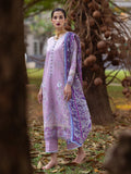 Roheenaz | Dahlia Embroidered Lawn 24 | Hyacinth - House Of Hania