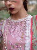 Roheenaz | Dahlia Embroidered Lawn 24 | Peony - House Of Hania
