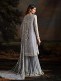 Rouge by Zarif Embroidered Chiffon 3Pc Suit ZRW-03 ADELINE - House Of Hania