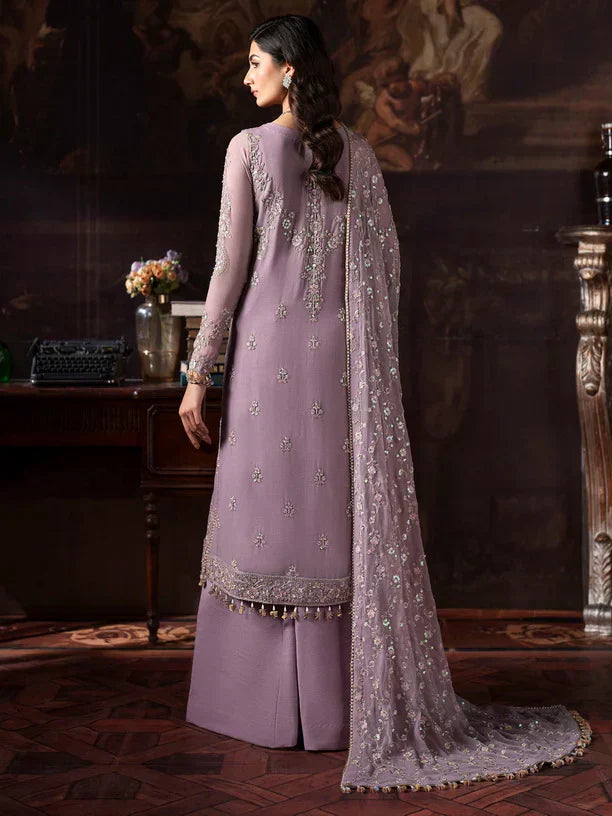 Rouge by Zarif Embroidered Chiffon 3Pc Suit ZRW-05 FLORENCE - House Of Hania