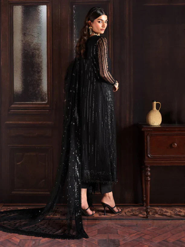 Rouge by Zarif Embroidered Net 3Pc Suit ZRW-06 FRANCES - House Of Hania