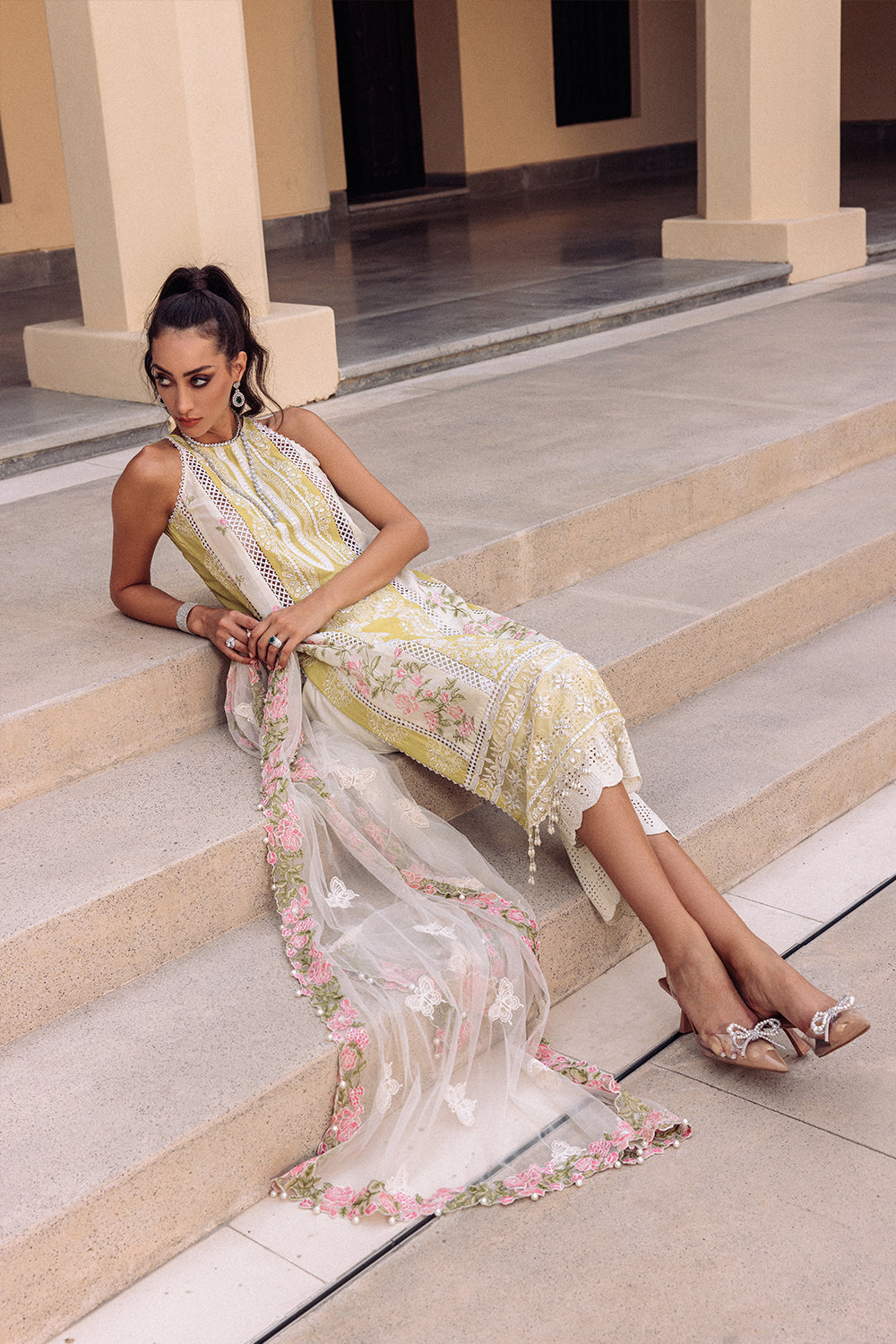 SAIRA RIZWAN-DAFFODIL SR-07-LUXURY LAWN COLLECTION'23 - House Of Hania