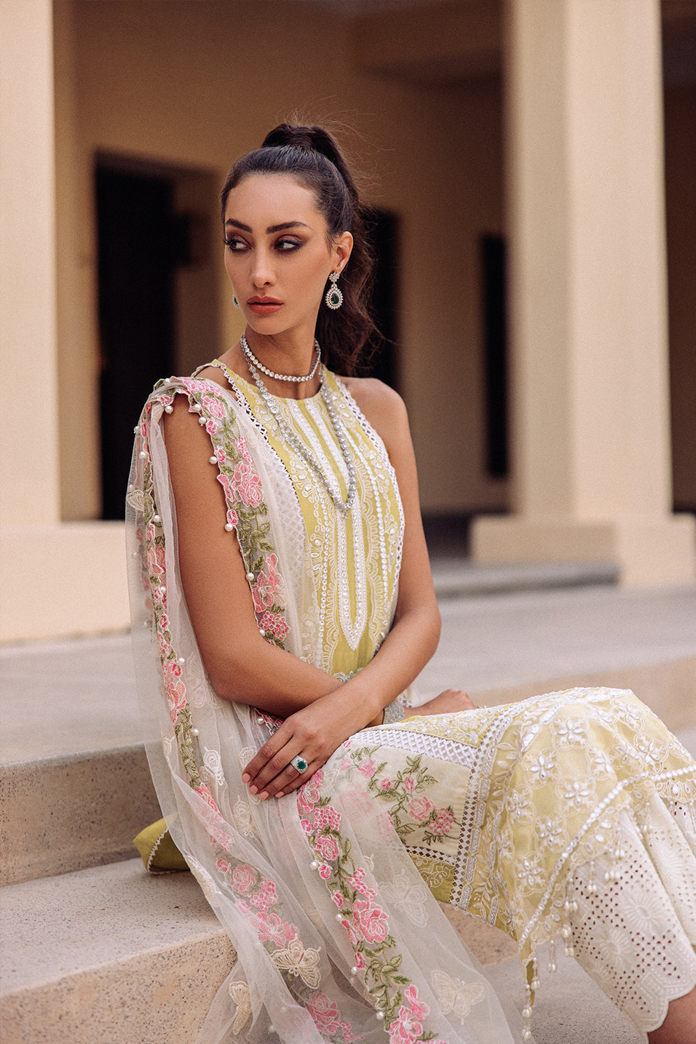 SAIRA RIZWAN-DAFFODIL SR-07-LUXURY LAWN COLLECTION'23 - House Of Hania