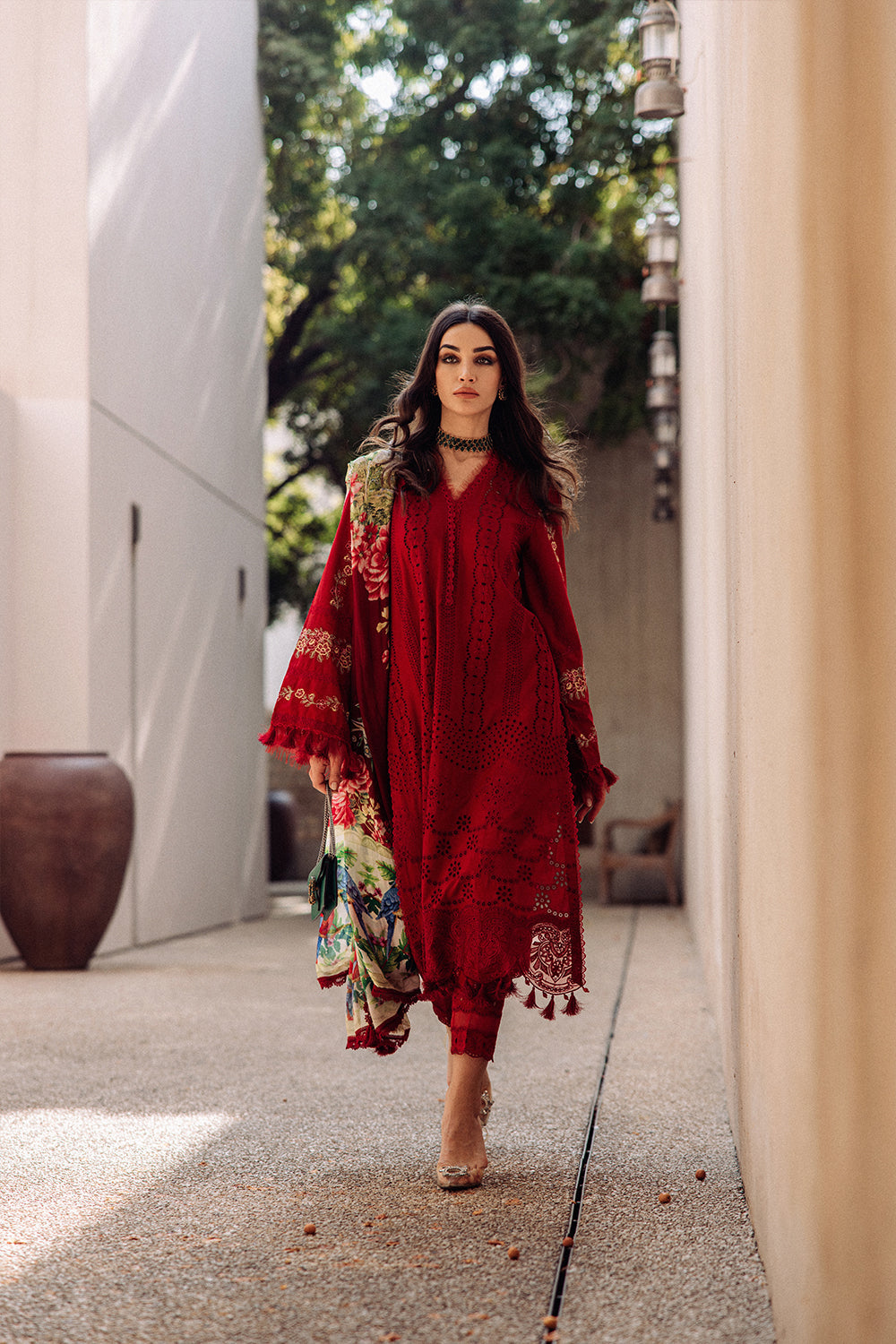 SAIRA RIZWAN-ROISE SR-05-LUXURY LAWN COLLECTION'23 - House Of Hania