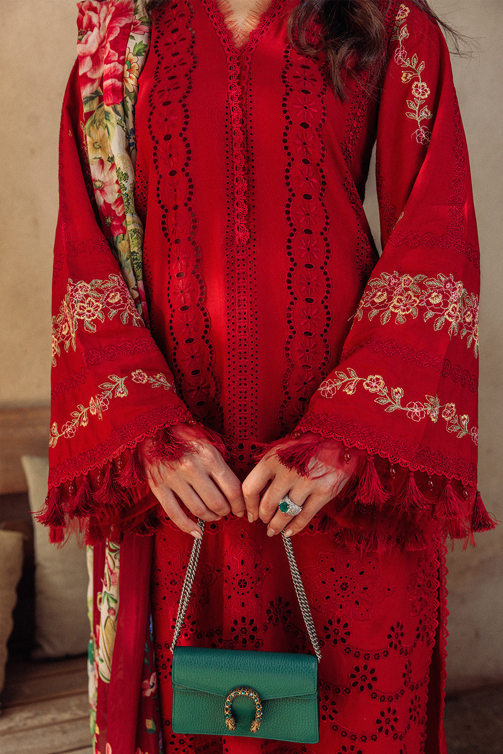 SAIRA RIZWAN-ROISE SR-05-LUXURY LAWN COLLECTION'23 - House Of Hania