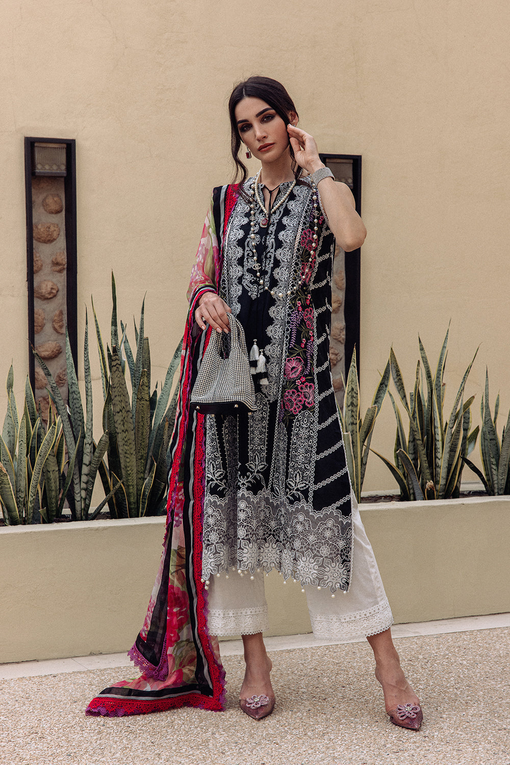 SAIRA RIZWAN-SALVIA SR-04-LUXURY LAWN COLLECTION'23 - House Of Hania