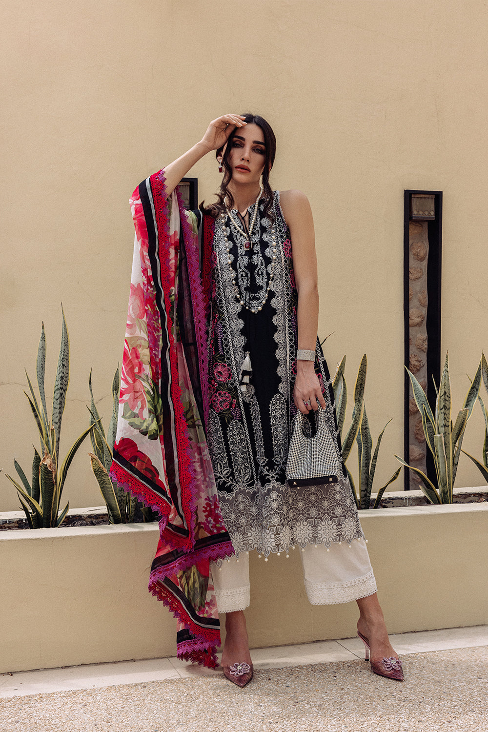 SAIRA RIZWAN-SALVIA SR-04-LUXURY LAWN COLLECTION'23 - House Of Hania