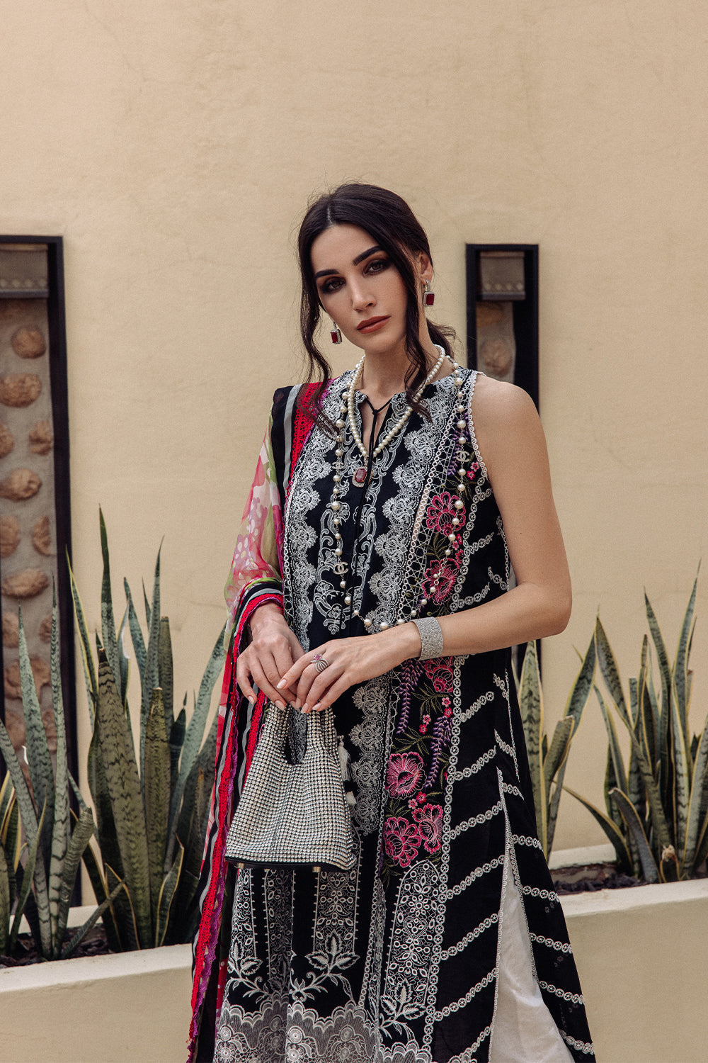 SAIRA RIZWAN-SALVIA SR-04-LUXURY LAWN COLLECTION'23 - House Of Hania