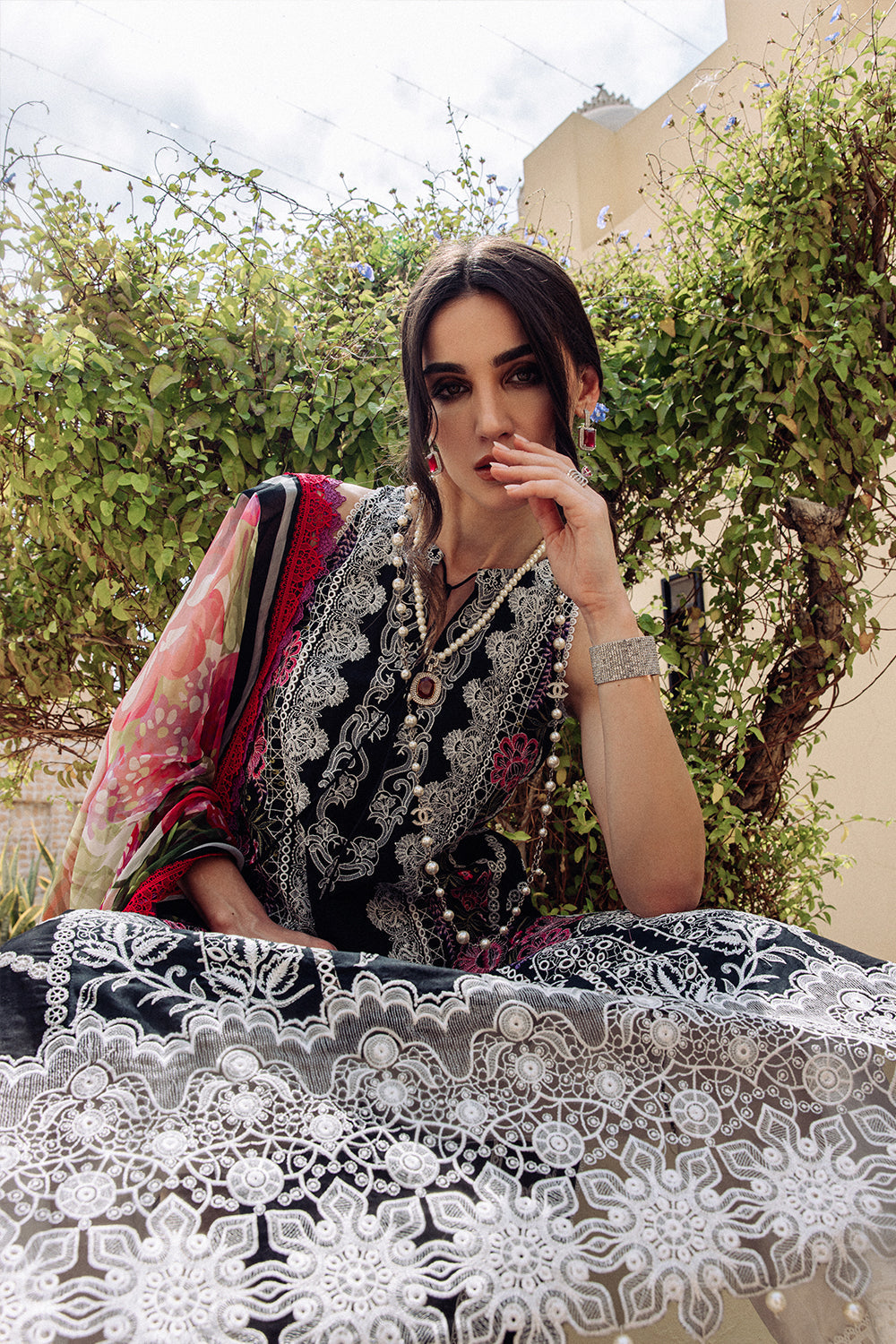 SAIRA RIZWAN-SALVIA SR-04-LUXURY LAWN COLLECTION'23 - House Of Hania