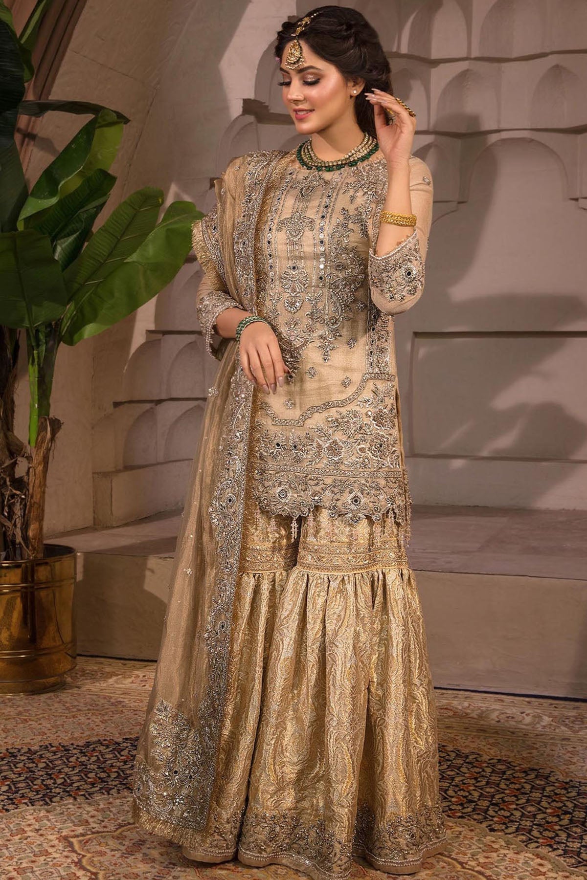 Motifz | Couture Camila | 0068-IZARA HAND EMBELLISHED COTTON ZARI STITCHED