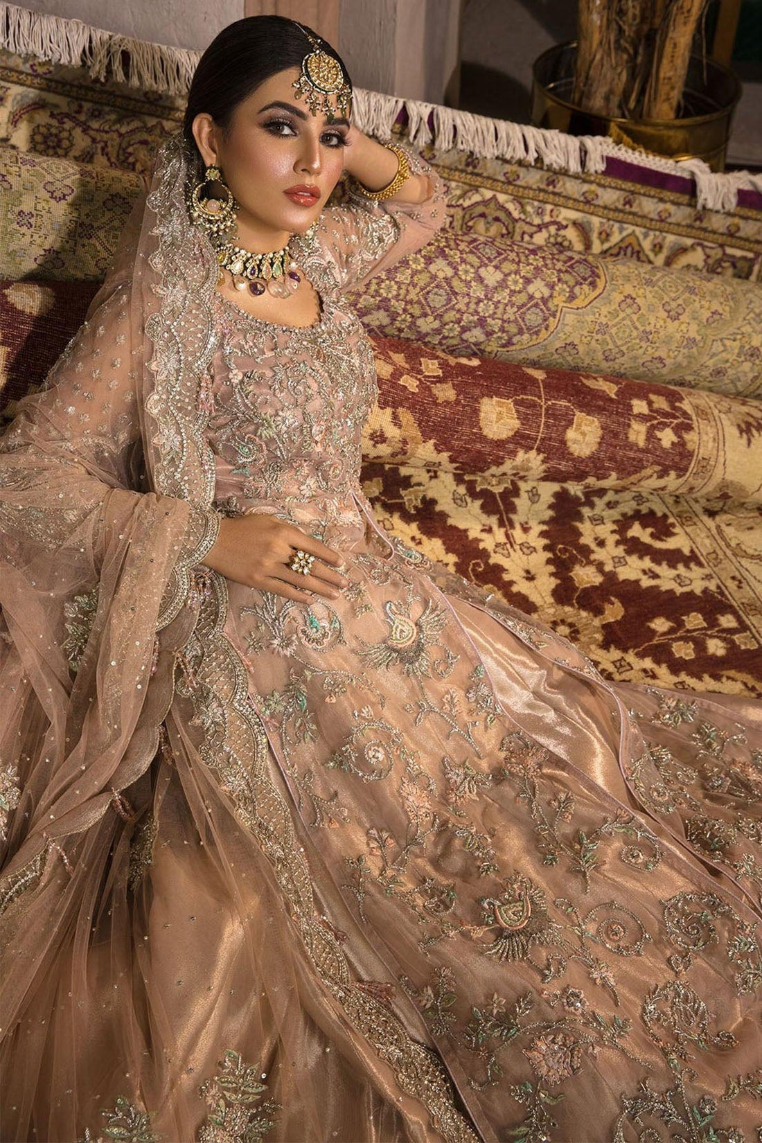 Motifz | Couture Camila | 0069-GLITZY EMBROIDERED SILK NET STITCHED