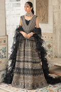 Motifz | Couture Wedding Wear | 0088-SURREAL HAND EMBELLISHED RAW SILK STITCHED