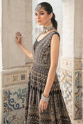 Motifz | Couture Wedding Wear | 0088-SURREAL HAND EMBELLISHED RAW SILK STITCHED