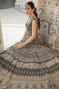 Motifz | Couture Wedding Wear | 0088-SURREAL HAND EMBELLISHED RAW SILK STITCHED
