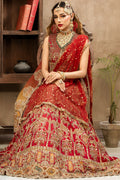 Motifz | Couture Wedding Wear | 0089-ETHEREAL HAND EMBELLISHED RAW SILK STITCHED