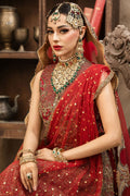 Motifz | Couture Wedding Wear | 0089-ETHEREAL HAND EMBELLISHED RAW SILK STITCHED