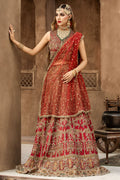 Motifz | Couture Wedding Wear | 0089-ETHEREAL HAND EMBELLISHED RAW SILK STITCHED