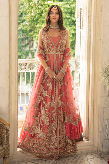 Motifz | Couture Wedding Wear | 0096-RITZY HAND EMBELLISHED SILK NET STITCHED