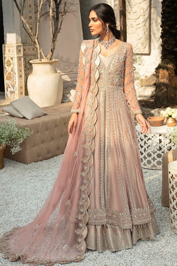 Motifz | Couture Wedding Wear | 0106-PALATIAL HAND EMBELLISHED SILK NET STITCHED