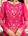 SIFA Crinkle Chiffon Embroidered 3Pc Suit - LAILA - House Of Hania