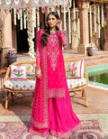 SIFA Crinkle Chiffon Embroidered 3Pc Suit - LAILA - House Of Hania